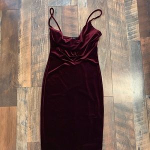 Velvet Bodycon dress
